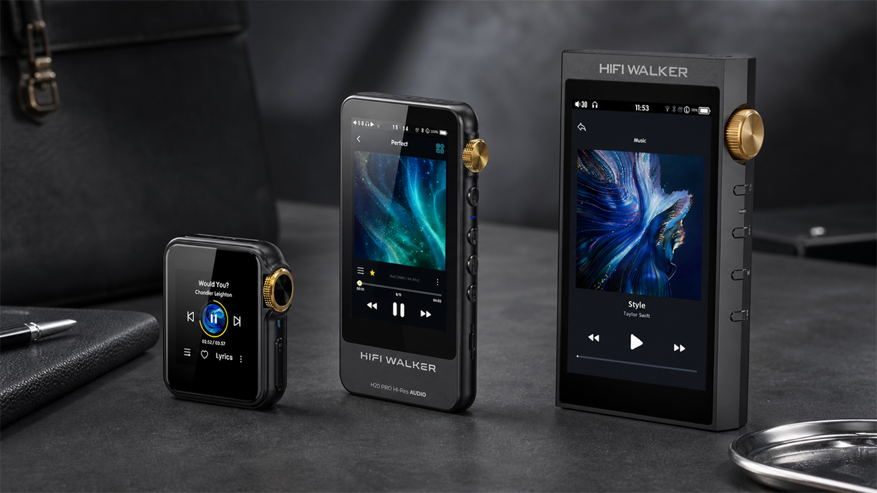 portable music players blog cover for Ultimate Walkman Alternative Guide Top DAP Players