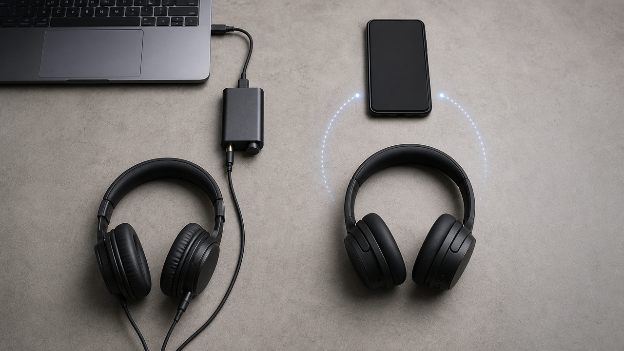 portable music players blog cover for DAC vs Bluetooth Audio Understanding the Connection
