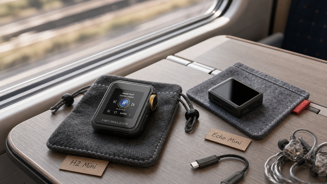 HIFI WALKER H2 Mini editorial cover for H2 Mini vs FiiO Echo Mini: Compact Hi-Res Player Battle