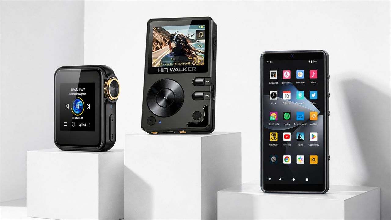 portable music players blog cover for Best iPod Alternatives Modern Hi Res Players That Beat Apple