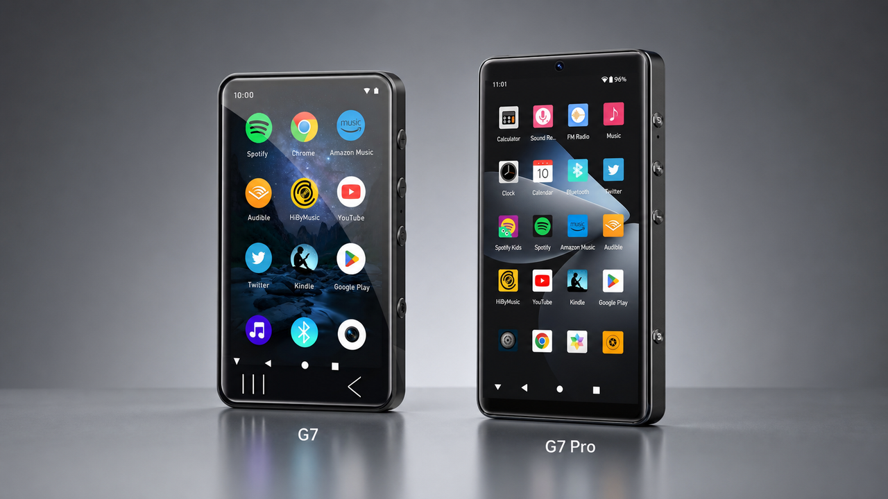 HIFI WALKER G7 Pro, HIFI WALKER G7 editorial cover for HIFI WALKER G7 Pro: Android Music Player Evolution Story