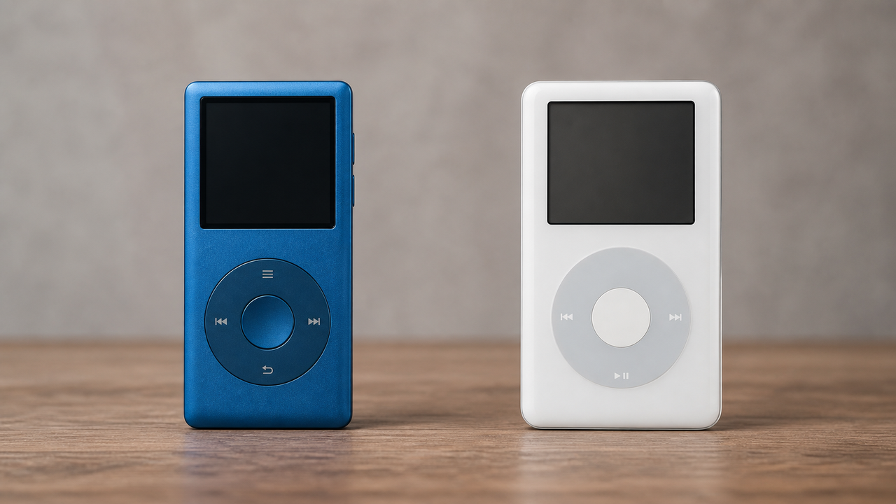 portable music players blog cover for MP3 Players vs iPods Modern Audio Device Comparison