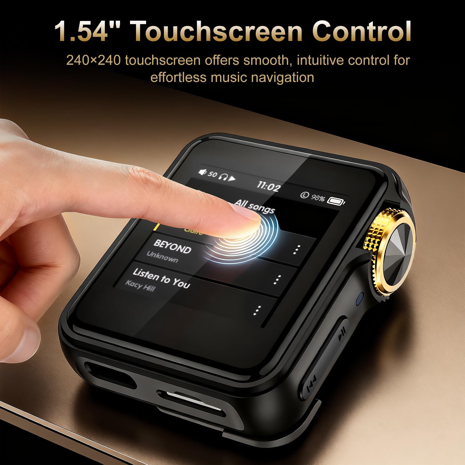 ポータブルプレーヤー Hifiwalker H2 HIFI WALKER H2 Hi-Res Audio Player | DSD128 & aptX HD