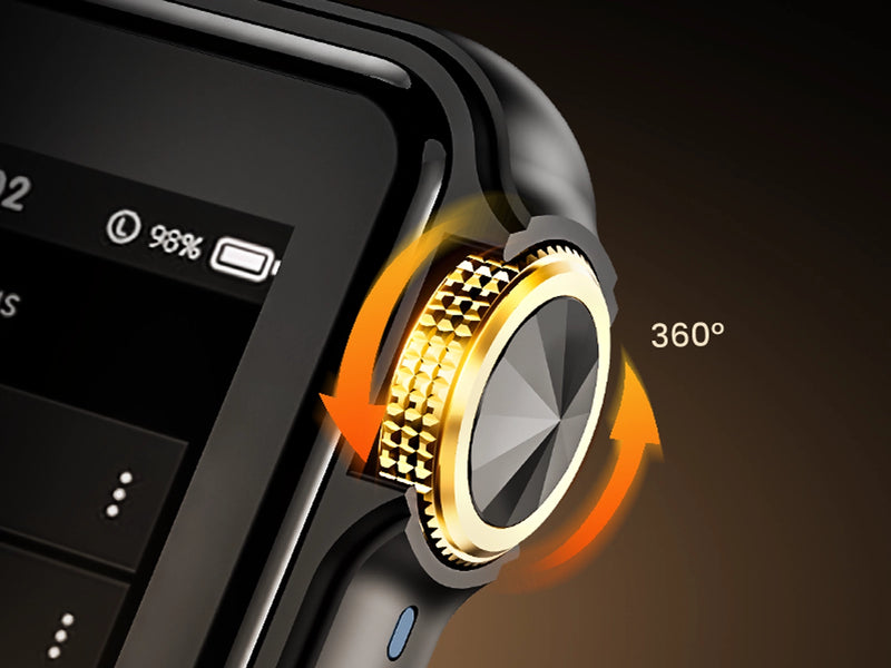 HIFI WALKER H2 Mini tactile Alps scroll wheel with 360-degree precision volume control