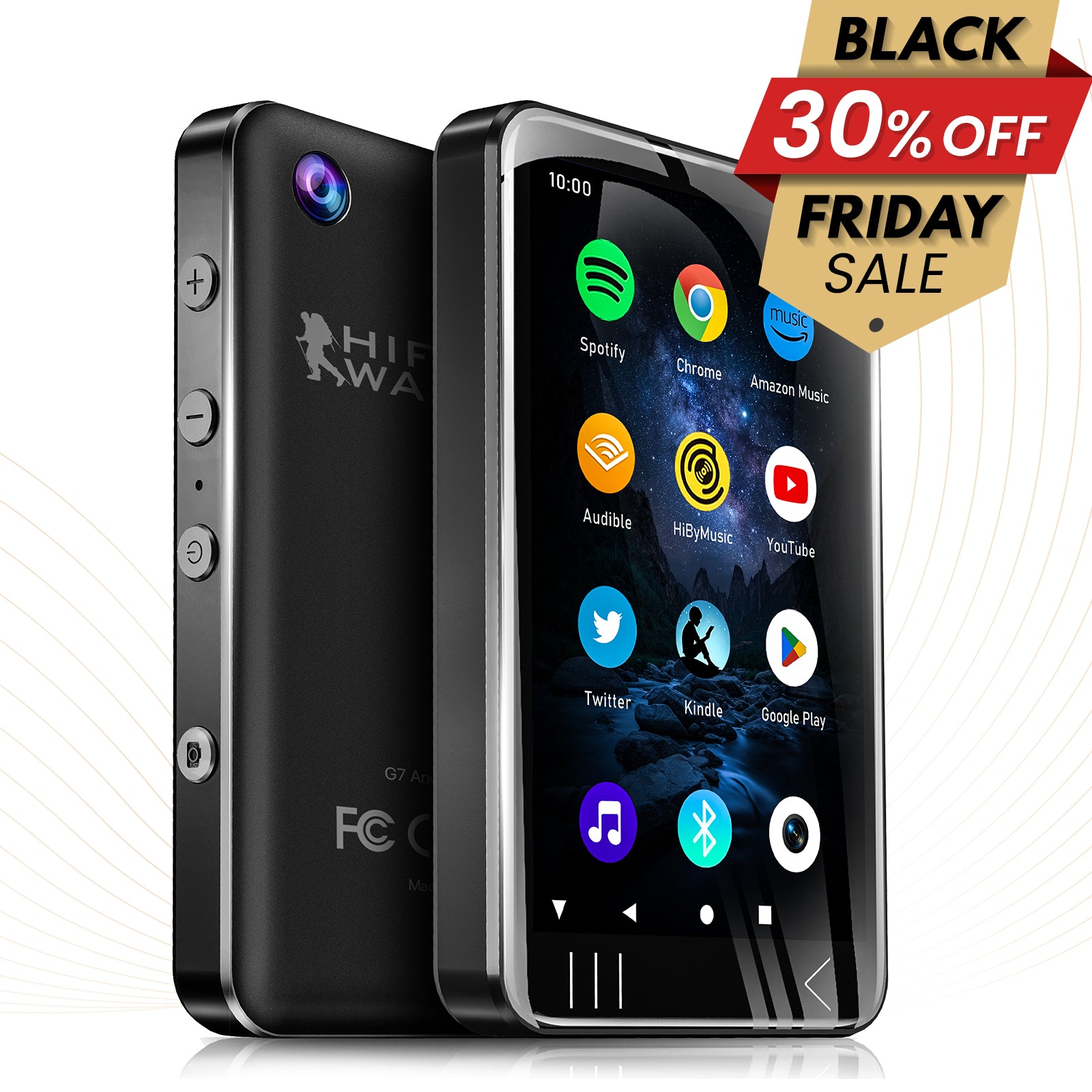 HiFi Walker G7 – Android MP3 Player with WiFi, Touchscreen & App