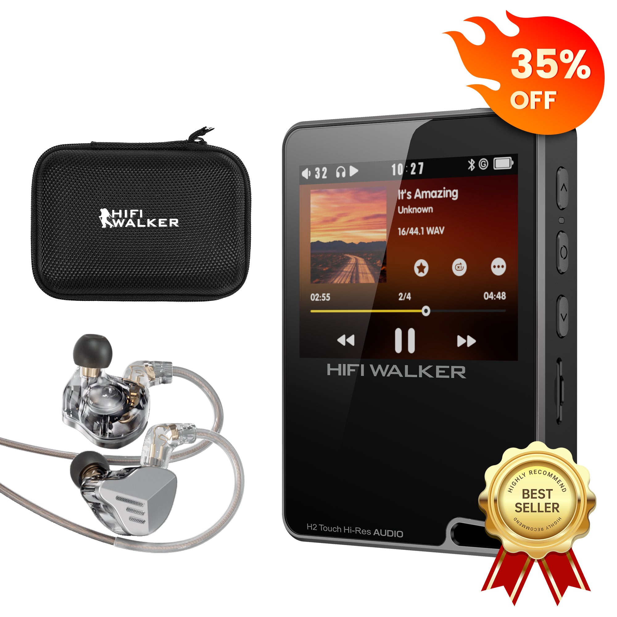 H2Touch +Case+A20Pro earphone