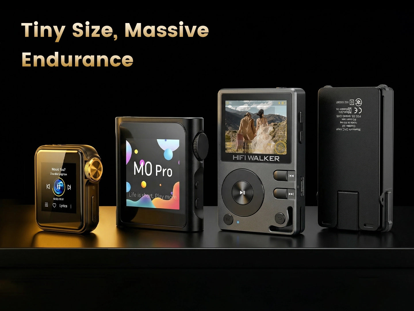 HIFI WALKER H2 Mini portable music player 42g ultra-light with 10-hour battery life