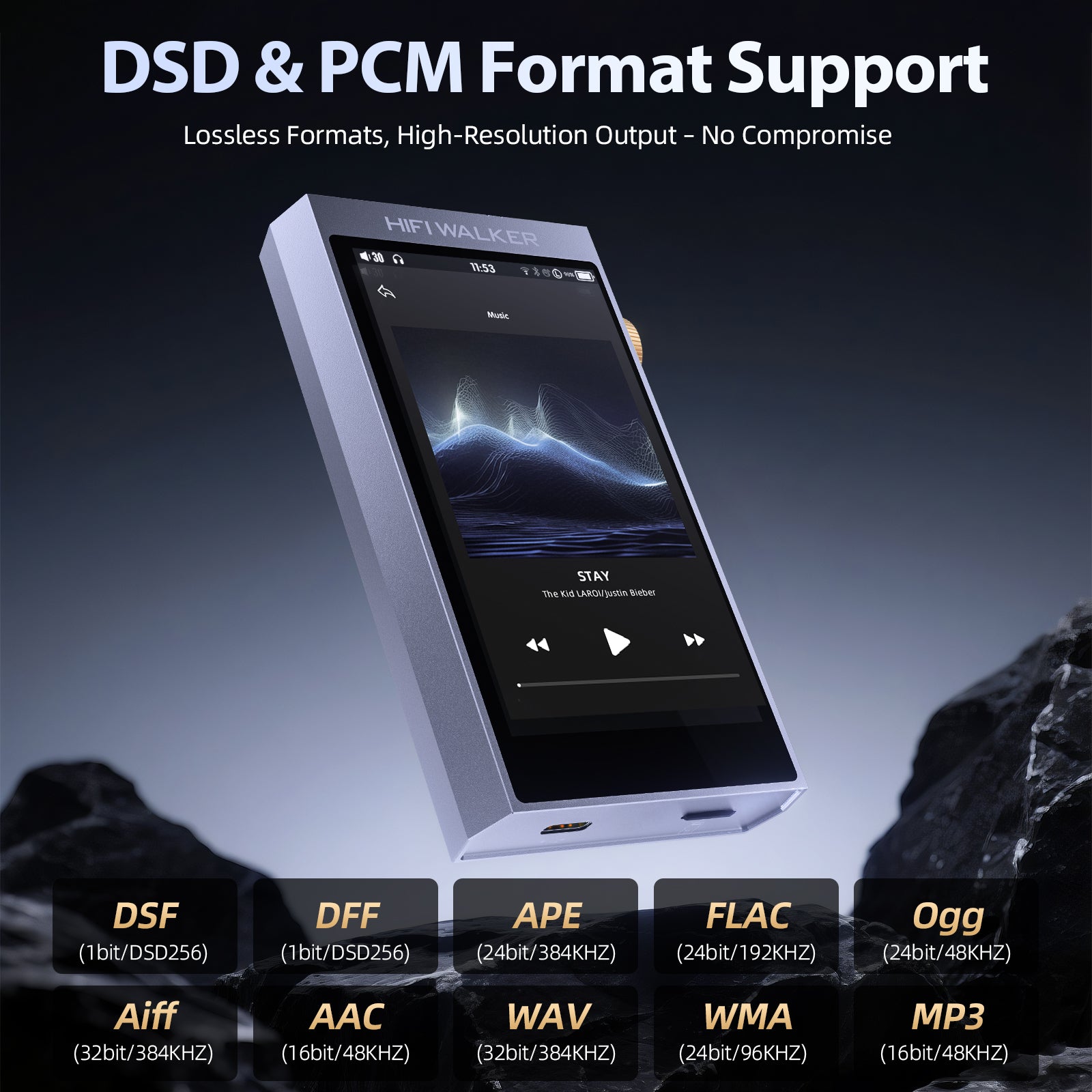 HIFI WALKER H20 Ultra Hi-Res Audio Player | Official