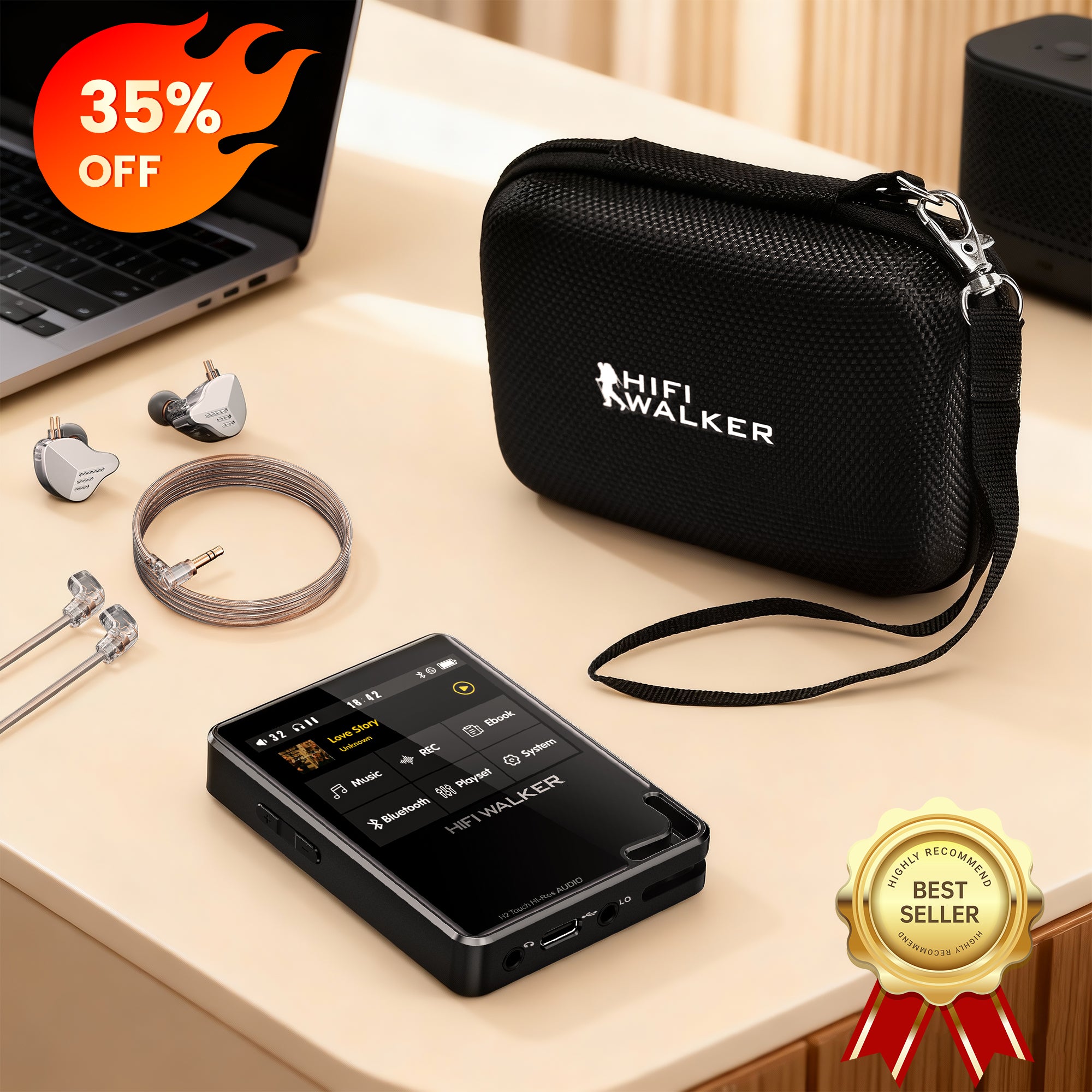 H2Touch +Case+A20Pro earphone