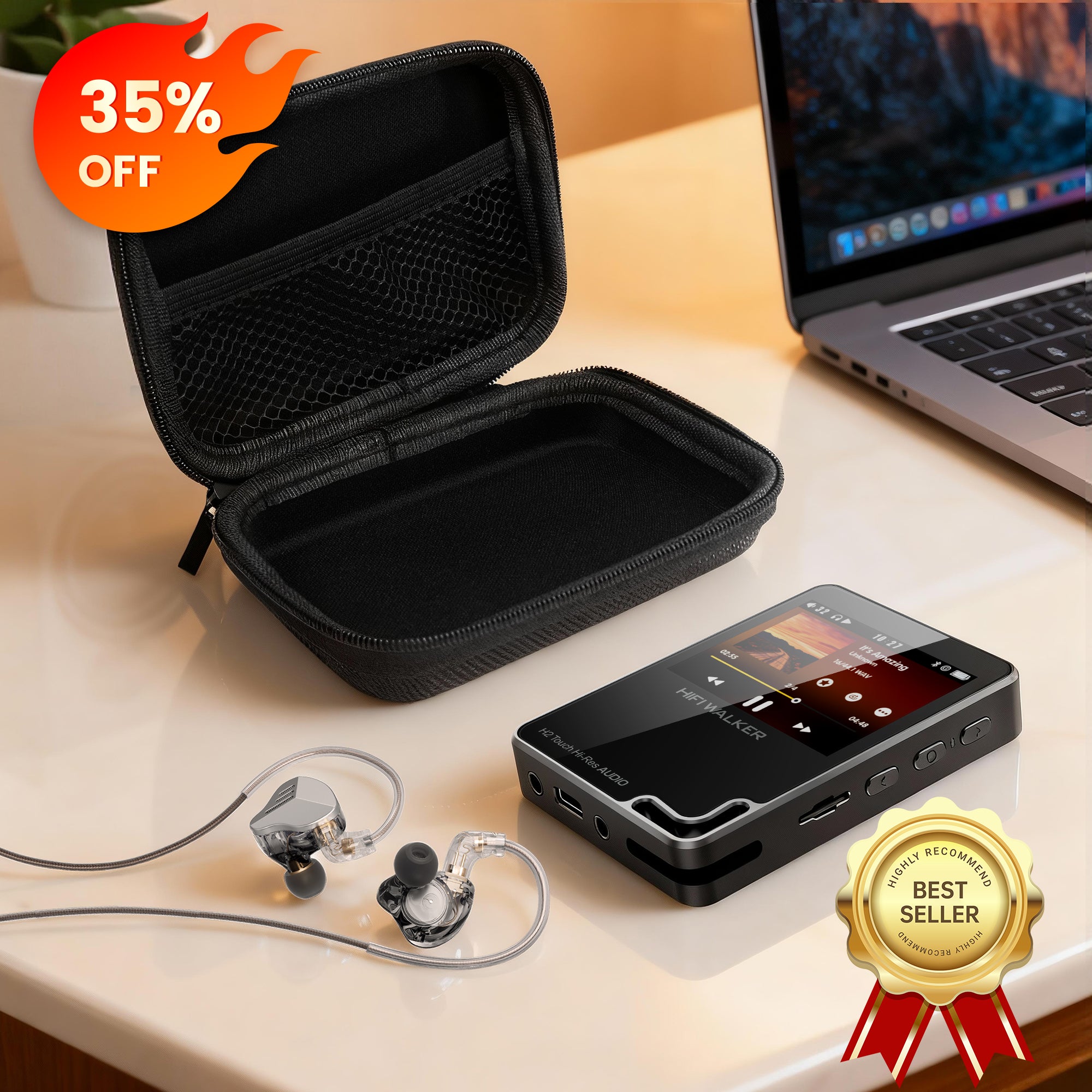 H2Touch +Case+A20Pro earphone