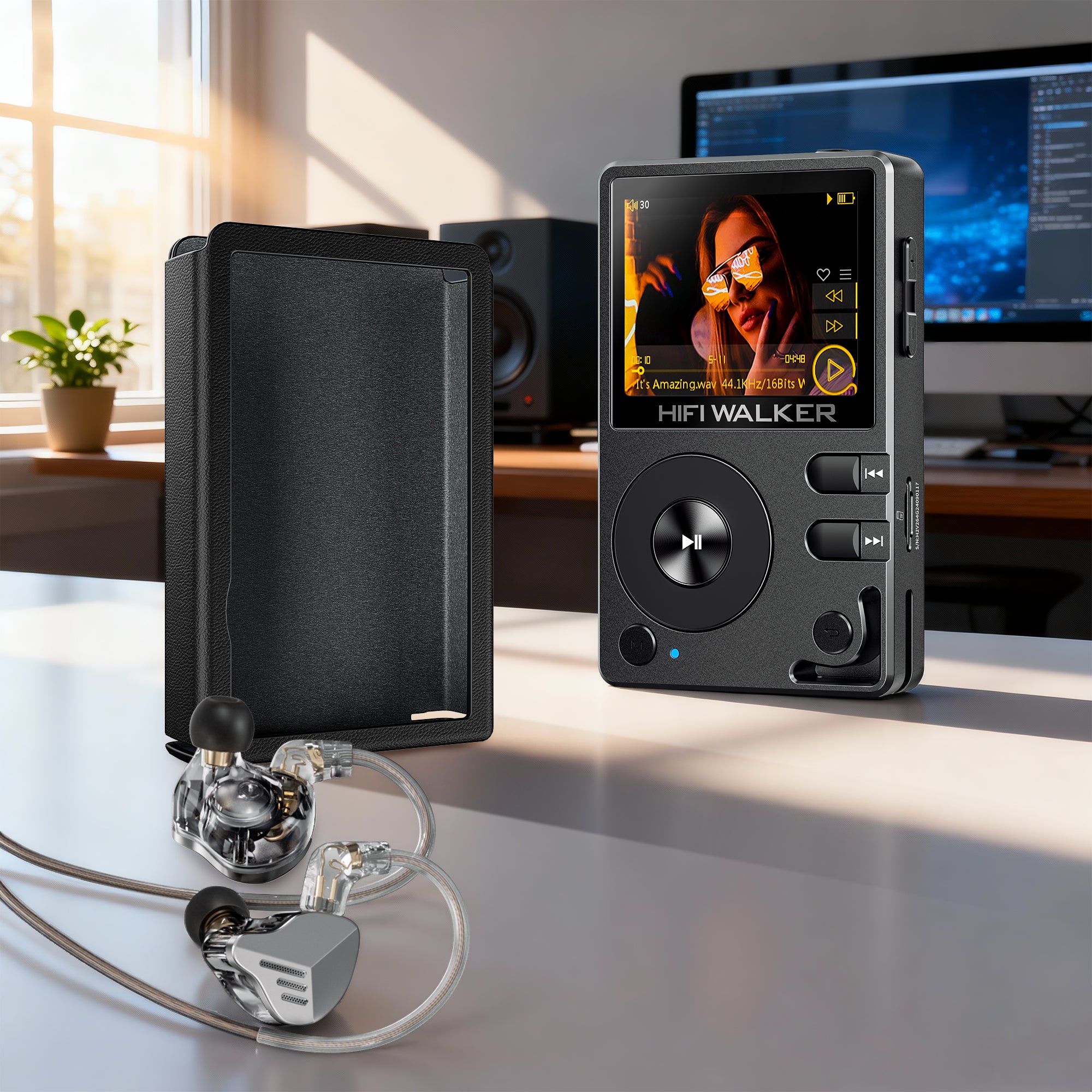 H2 +A20Pro earphone+PU Leather case