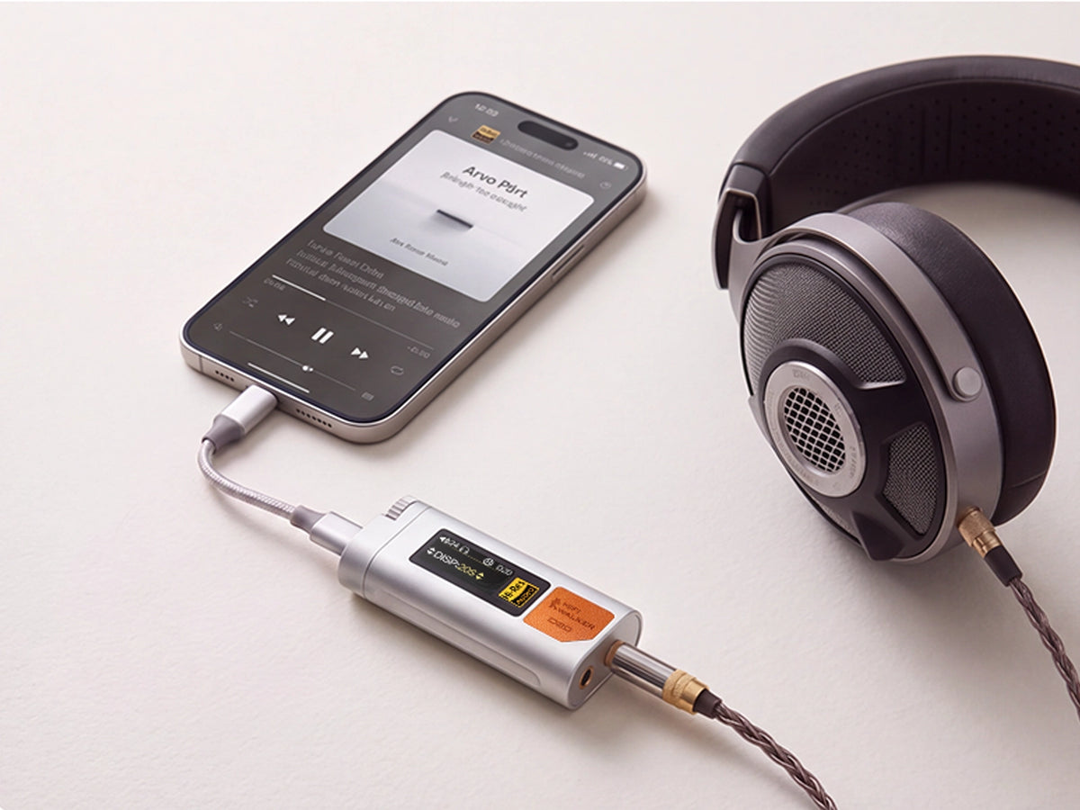 HIFI WALKER D20 mit einem Smartphone für portables kabelgebundenes Hören